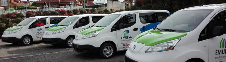 Cuatro nuevas furgonetas eléctricas en la flota de EMULSA