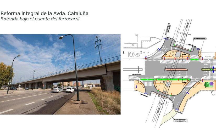 Zaragoza avanza hacia la II fase de la reforma integral de la avenida de Cataluña