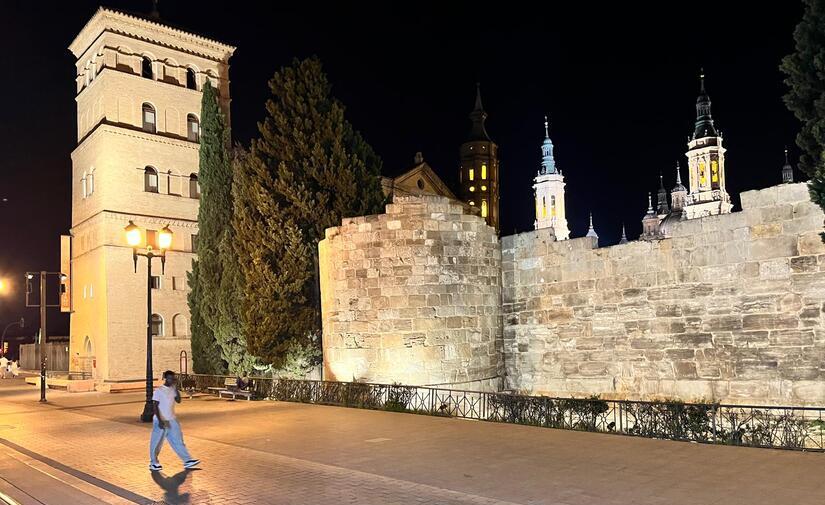 Zaragoza culmina la primera fase de su Plan Especial de Iluminación Monumental con ocho enclaves renovados