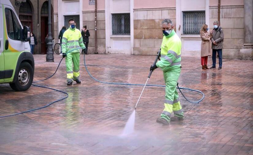 Zaragoza incrementa su presupuesto para servicios de limpieza viaria