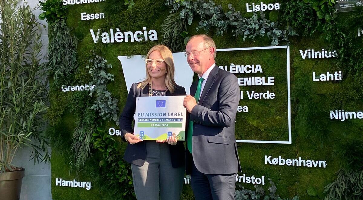 Zaragoza recibe el sello-misión de la UE de ciudades climáticamente neutras