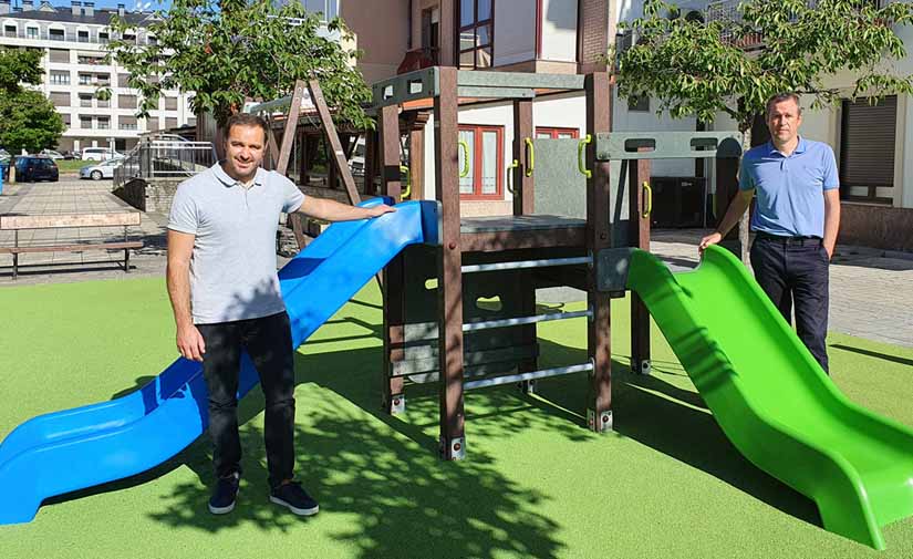 Zarautz cuenta con el primer parque infantil fabricado con plástico reciclado de España